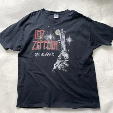 LED ZEPPELIN 레드 제플린 밴딩 티셔츠 00s 헤인즈