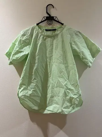 sofie d'hoore 상의 cotton100 라임 그린 36