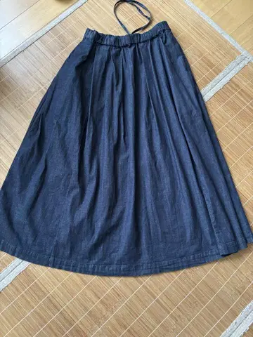 가격 인하! MUJI 스트레치 개더 스커트