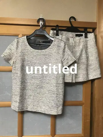 UNTITLED 반팔 셋업 투피스