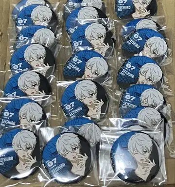 23개 블루 록 나기 세이시로 TSUTAYA 블랙 수트 캔뱃지