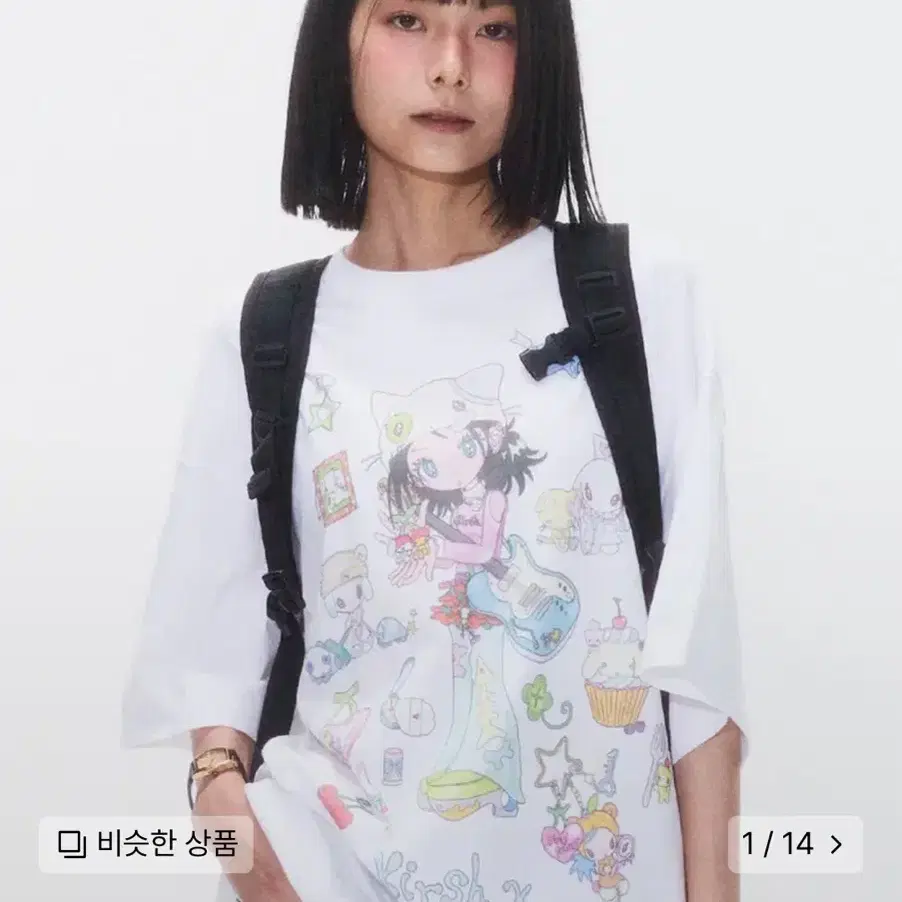 ★KIRSH★ Kirsh X Sun One Bird Full Print Big Oversized T-Sh KIRSH | 키르시 KIRSI X Sun One Bird Big Oversized Graphic