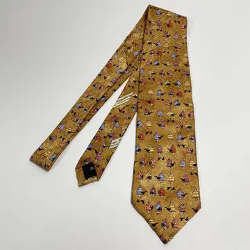 Ermenegildo Zegna 제냐 넥타이 올 패턴 실크