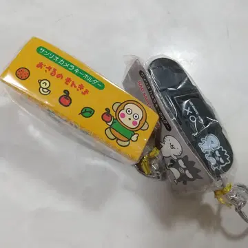 새상품 오사루노몬키치 바츠마루 산리오 카메라 키링 세트