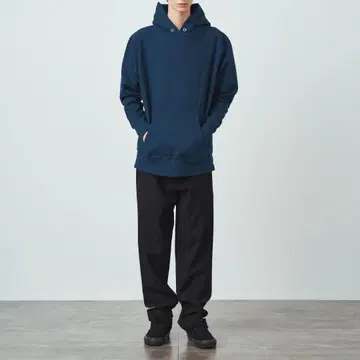 ATON 에이트 NATURAL DYE HOODIE SWEATSHIRT