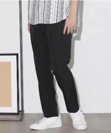 NANO UNIVERSE 라이트 웨이트 스트레치 슬랙스 L