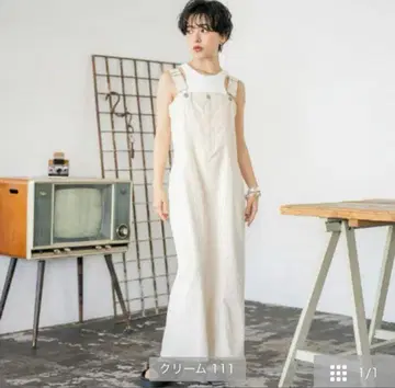 시마무라 megumi 씨 콜라보 살로펫 오버롤 미사용 새상품