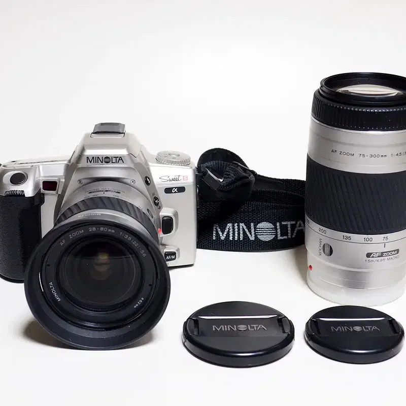MINOLTA sweet アルファ レンズ AF28-80 AF75-300 MINOLTA sweet アルファ レンズ AF28-80 AF75-300