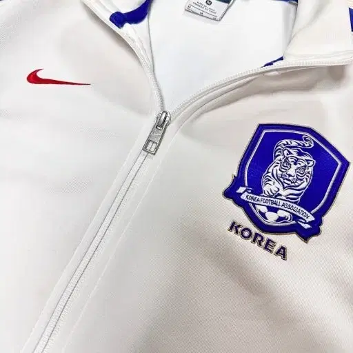 나이키 축구 화이트 국대 져지 트랙탑