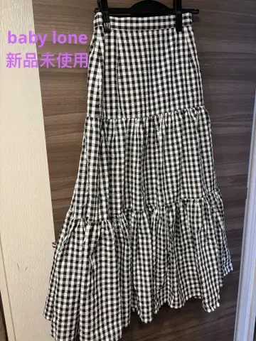 BABY LONE 미사용 새상품 티어드 플레어 스커트