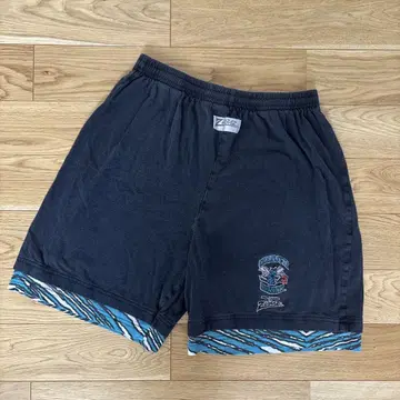 zubaz 빈티지 90년대 하프 팬츠 숏 팬츠