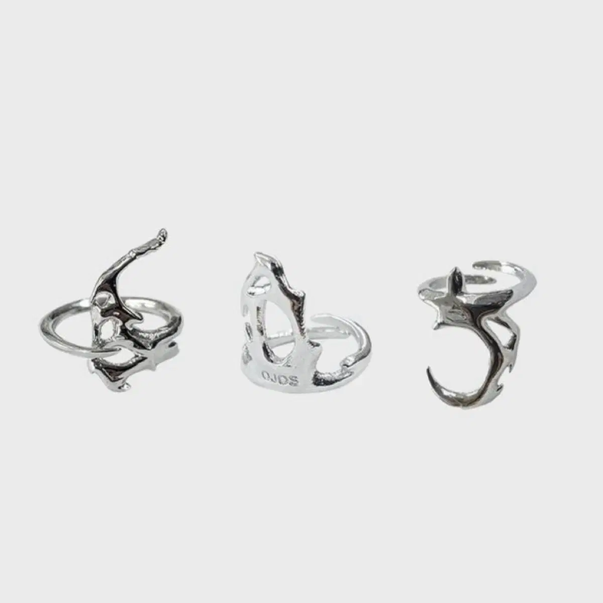 오호스 반지 stream nail ring