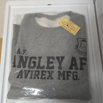 아비렉스 ANGLEY AF 트레이닝복 M 사이즈 그레이