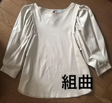 쿠미쿄쿠 하이 게이지 코튼 스무스 티셔츠 (베이지 계열)