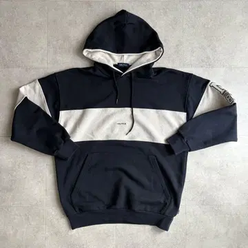 NAUTICA 노티카 투톤 오버 사이즈 후드티