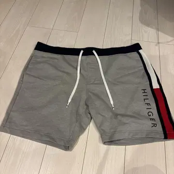 HILFIGER 그레이 숏 팬츠 2XL 스웨트 팬츠 반바지