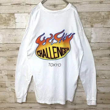 CHALLENGER 챌린저 파이어볼 롱 T 화이트