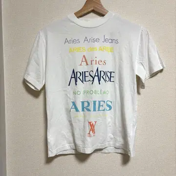Aries 양자리 로고 티셔츠 화이트 여성용 남성용