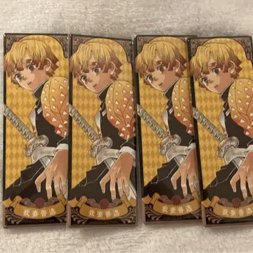 귀멸의 칼날 아가츠마 젠이츠 그림 카드 캔뱃지 점프샵