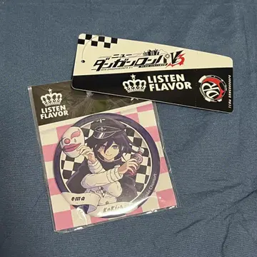 단간론파 LISTEN FLAVOR 오마 코키치 캔뱃지