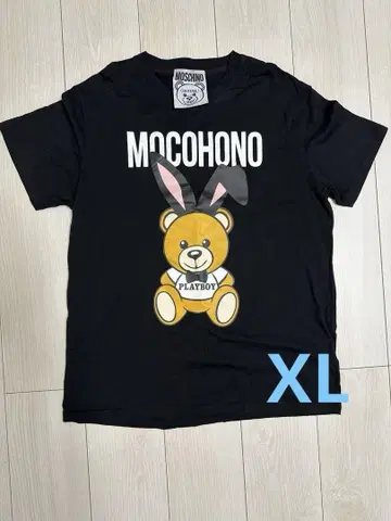 모스키노 모스키노 플레이보이 티셔츠 블랙 XL 모스키노 블랙