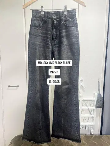 MOUSSYMVSBLACKFLARE 마우지엠비에스 블랙 플레어 24인치