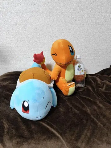 히토카게 & 꼬부기(제니카메) 봉제 인형 세트