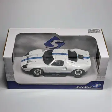 솔리드 1/18 포드 GT40 화이트/블루