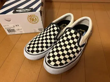 VANS slip-on pro 50th checkrboard 한정판