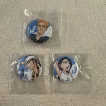 BLEACH 캔뱃지 쿠로사키 이치고 쿠치키 루키아 아바라이 렌지 점프샵