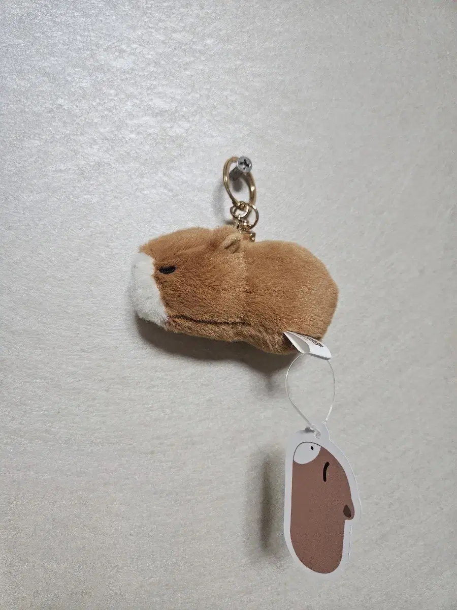 (Same-day shipping) Capybara Apeepara Doll Keyring Keychain