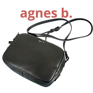 agnes b. 숄더백 카메라백 GS22-03 소가죽