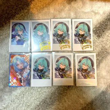 니지산지 아야카키 타마노이 나나 보이스 비주얼 카드 폴라로이드 데뷔