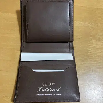 SLOW TRADITIONAL SIGMA 신사용 접이식 지갑