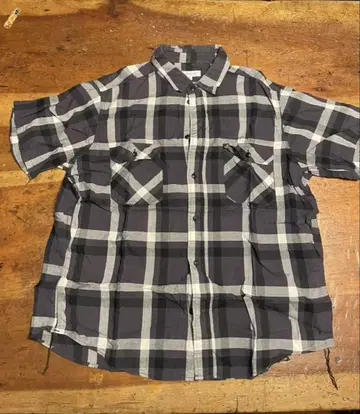 ORDINARY FITS 반팔 체크 셔츠 사이즈 3