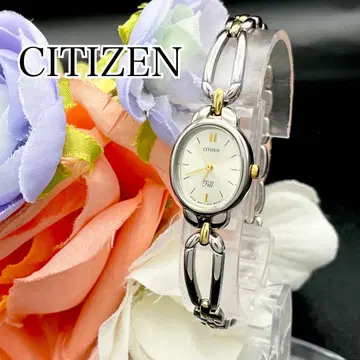 작동 손목시계 CITIZEN 시티즌 새상품 배터리 여성용 콤비 C83
