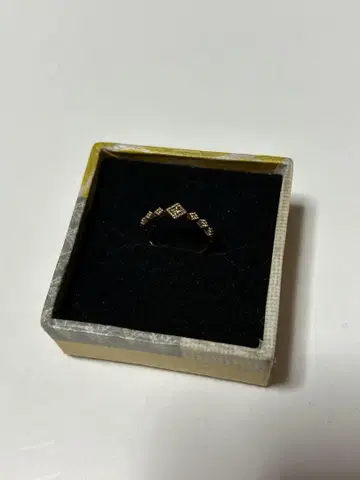 ete k10 브라운 다이아 핑키링