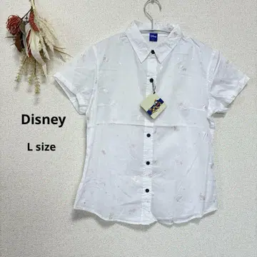 새상품 택 포함 디즈니 Disney 반팔 셔츠 L 비침 미니 마우스
