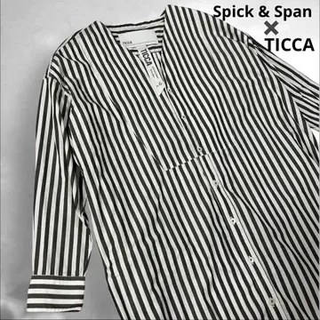 스픽 앤 스팬 테이카 TICCA 롱 셔츠 원피스 면 100