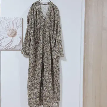 로즈 안나 ROSEANNA 꽃무늬 롱 원피스 가디건 가운 S