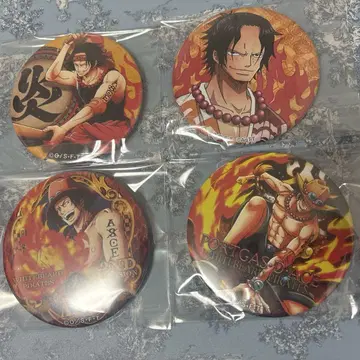 ONE PIECE 에이스 캔뱃지 원피스 타워 한정판 일본 의류 캔뱃지