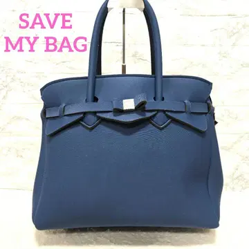 SAVE MY BAG 네이비 핸드백 세이브 마이 백