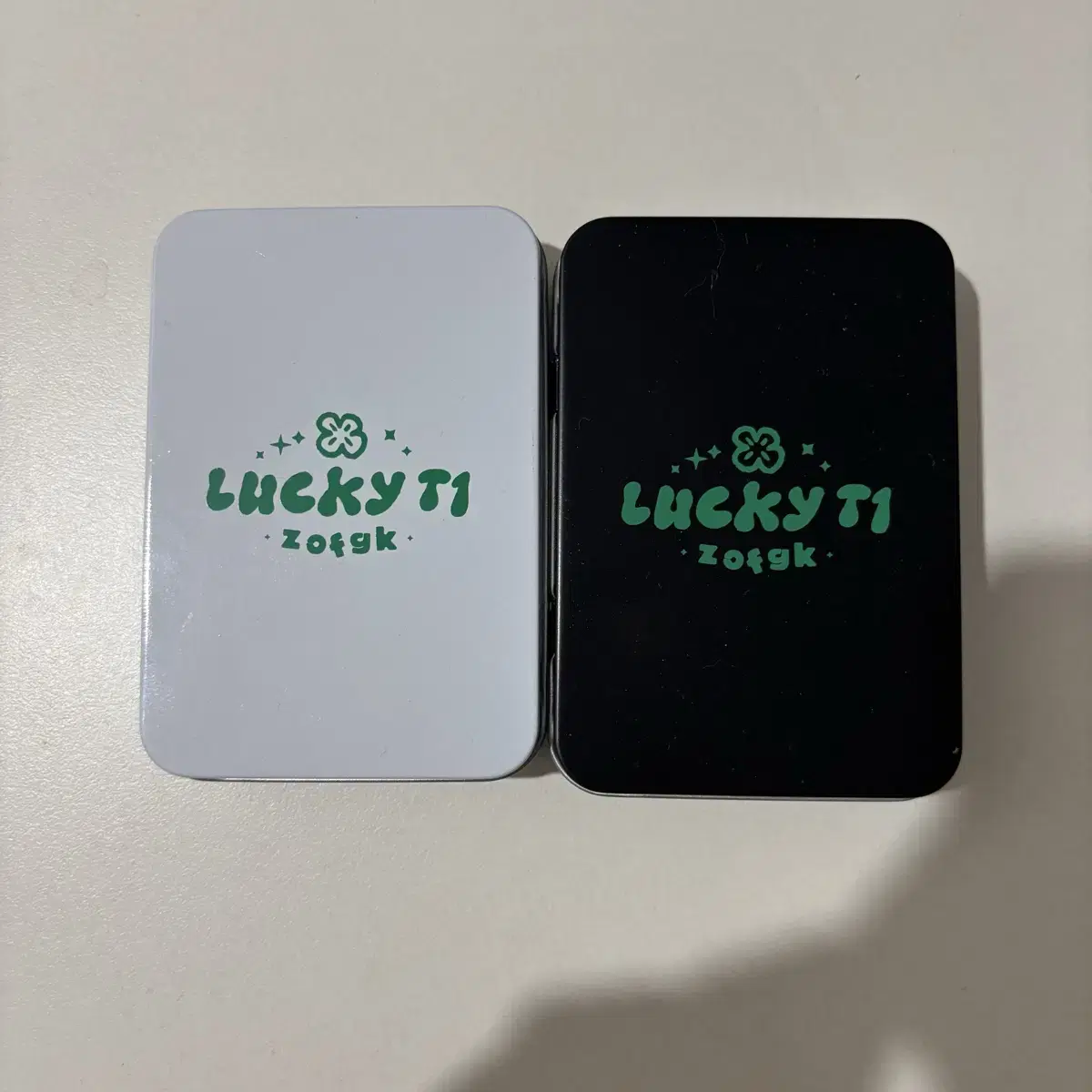 럭키티원 Lucky T1 포토카드 틴케이스 일괄