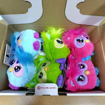 Furby 퍼비 봉제 인형 마스코트 3종 세트 총 6개 세트