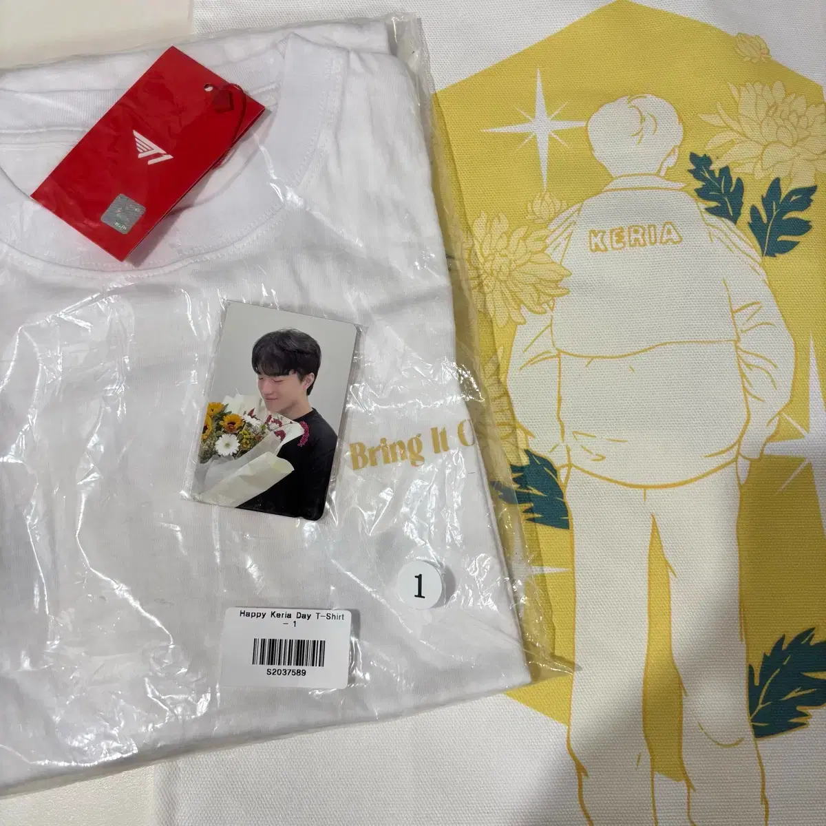 T1 keria 24 Birthday T-shirt, Poster, Keyring, and Photocard Bulk
