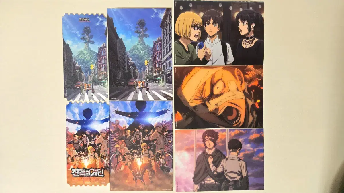 Attack on Titan OT Megabox Original Ticket Deco Pack Thanks To