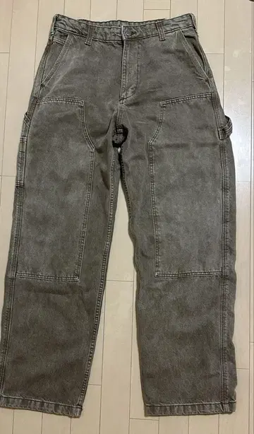 자라 워시 가공 카펜터 포켓 팬츠