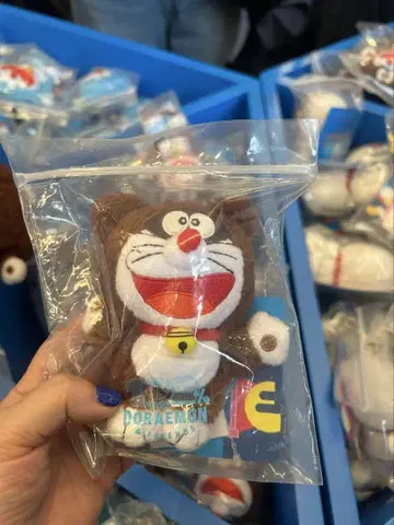 도라에몽 마스코트 너구리 키링 도라에몽 & 프렌즈 전 상하이 한정판