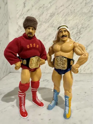 WWE WWF 아이언 시크 니콜라이 볼코프 프로레슬링 피규어