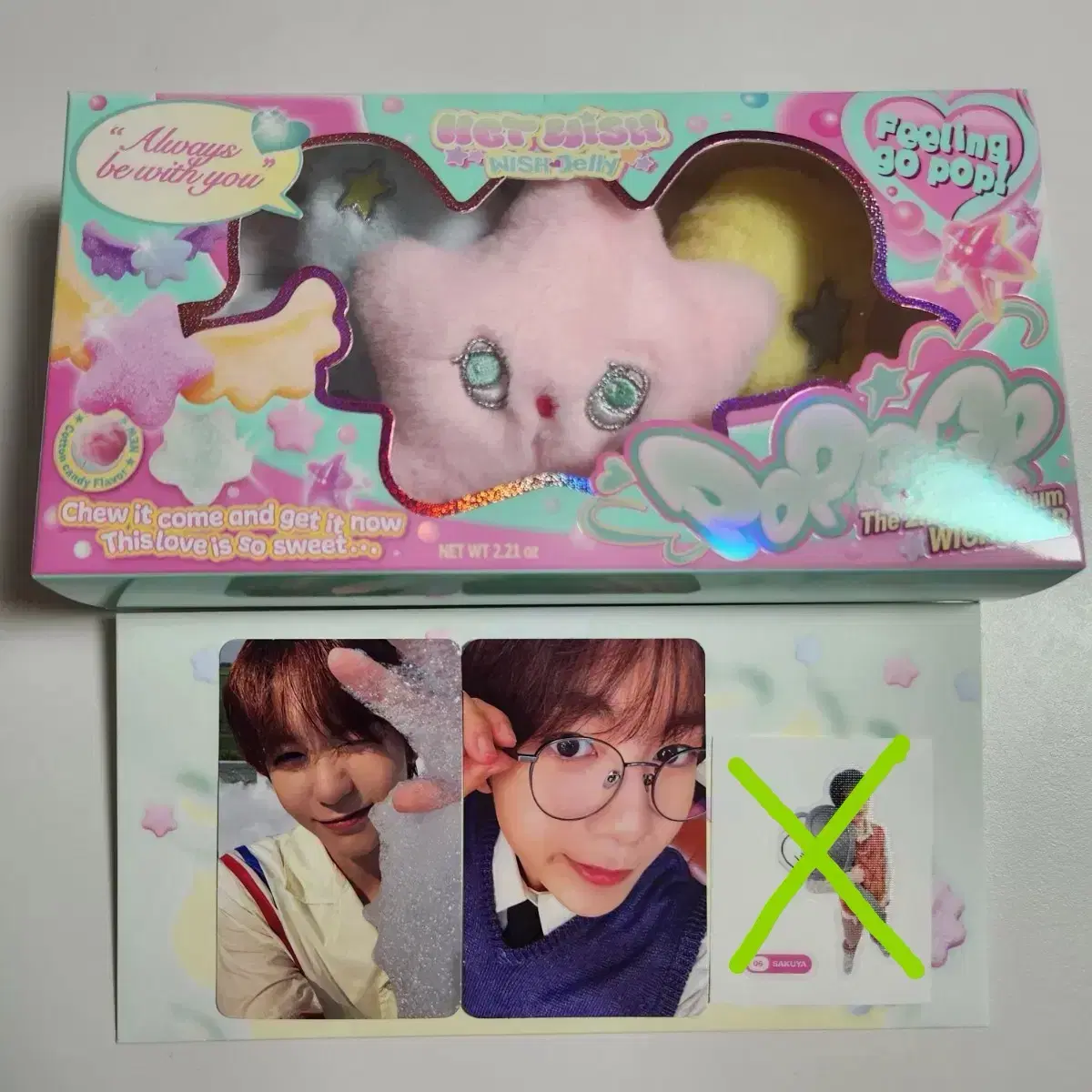 Nct Wish Pop Pop Keyring Doll Album Pop Chuu Ryo + Steady Ryo